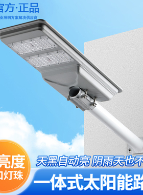 LED太阳能路灯头家用庭院公园小区户外超亮大功率防水照明灯
