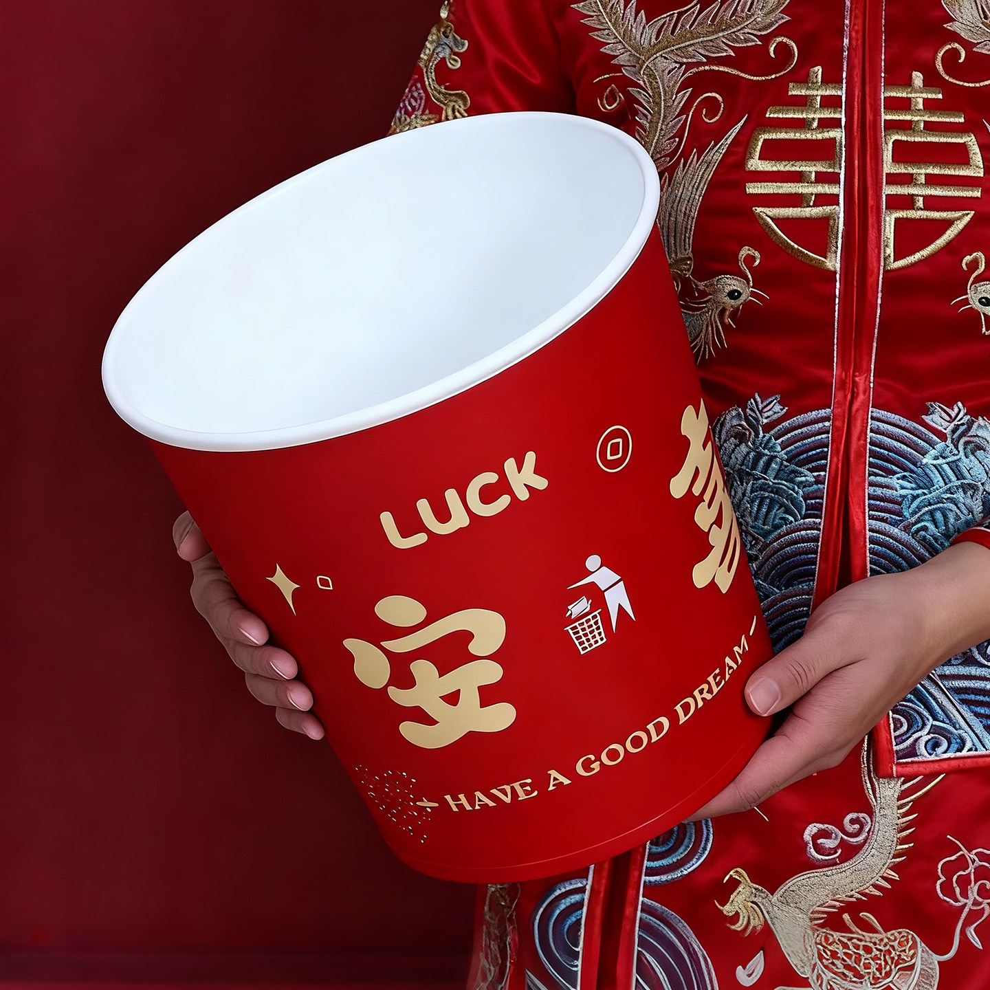 一次性垃圾桶家用2026新款客厅办公室内新年结婚专用喜庆乔迁之喜,节庆用品/礼品,创意礼盒/礼品套组,淘宝优惠券,粉丝福利购,淘宝优惠卷