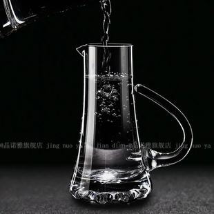 家用小酒杯一口玻璃商用二两2量带刻度100ml酒盅 分酒器白酒杯套装