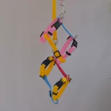 Qiye's Meow Qiqi Peach Peach то же самое ходячие веревка для кошки маленькая кошка Kitter Face