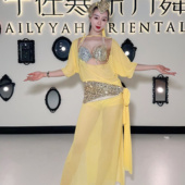 佐寒梦璐肚皮舞班服表演服民俗baladi袍子shabbi 宁佐寒同款