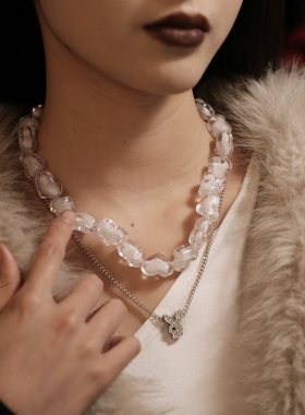 BZSTEOR甜心兔兔ins少女项链