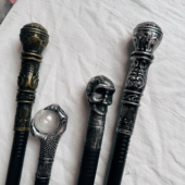 舞台cos法老手拿蛇杖王子骷髅权杖魔法巫师手杖国王拐杖魔杖道具