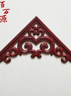 东阳欧式风线条枪角小花片梁托