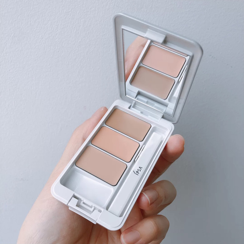 茵芙莎三色遮瑕膏 4.5g 局部遮瑕清透自然 三色调配 自然瑕疵