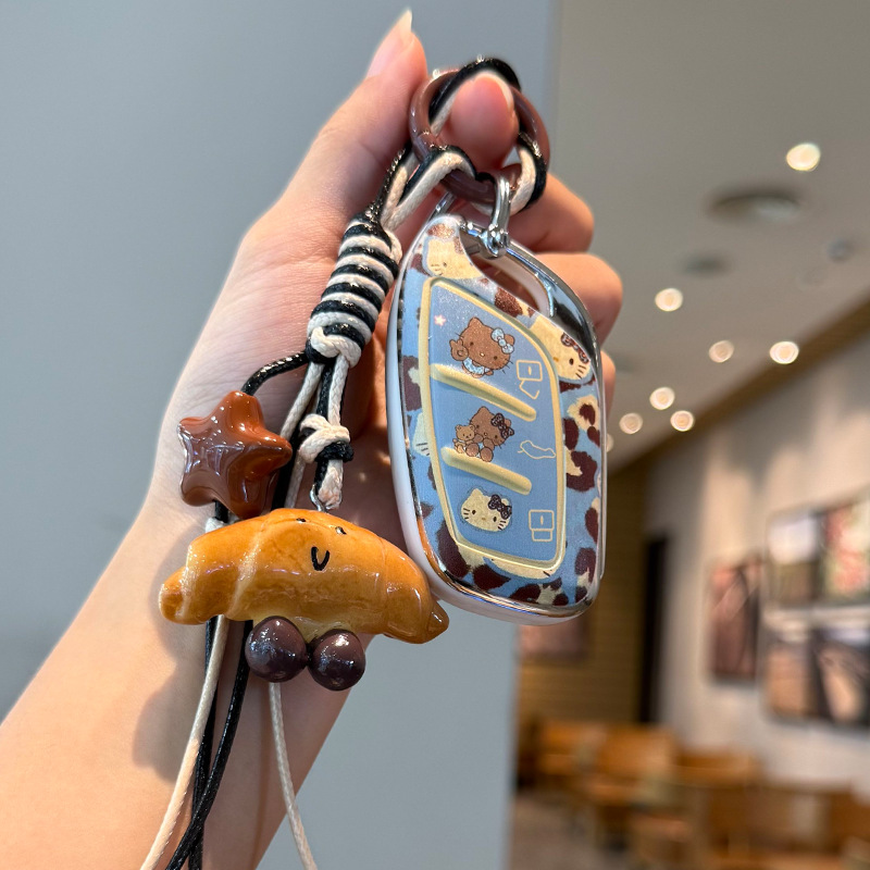 适用于荣威rx5plus钥匙套i5女6名爵5车max壳rx3扣i6max包zs男