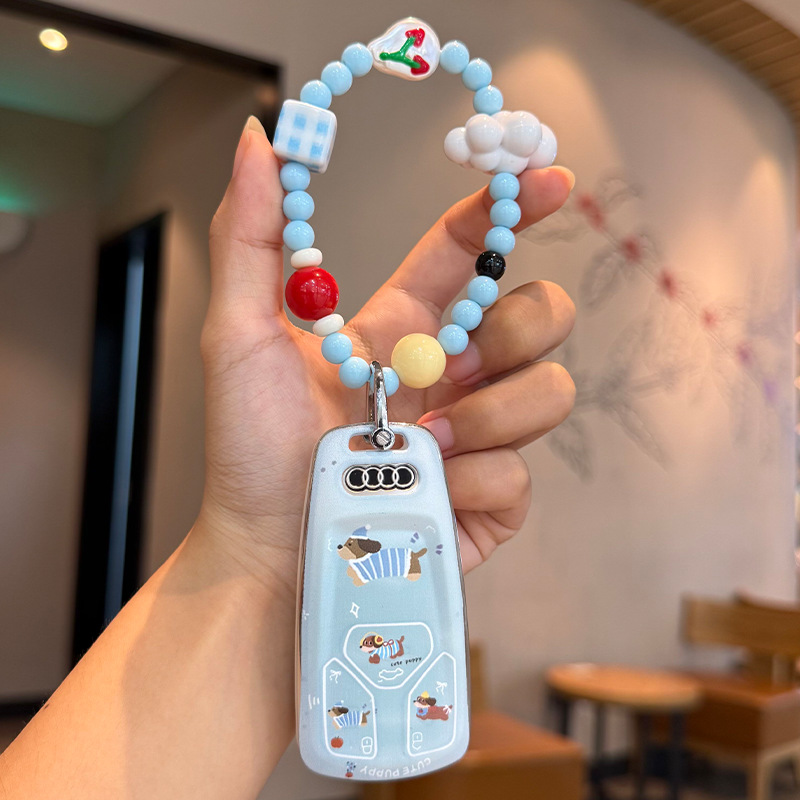 奥迪A6L钥匙套A4L车Q5L扣Q3包Q7壳A8女A7汽车A3男Q2L适用2025款25