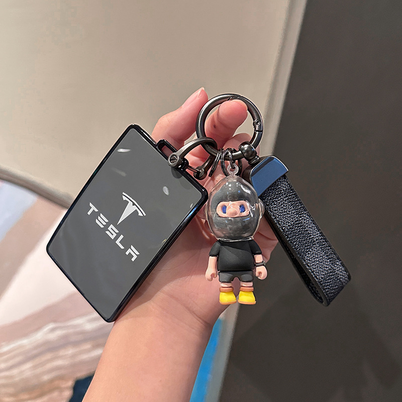 适用特斯拉钥匙卡套modely高级model3男士modelx卡片保护壳包