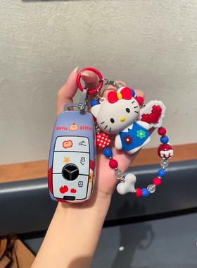 适用于奔驰cls260钥匙套cls350汽车cls300专用男女包壳扣车内用品