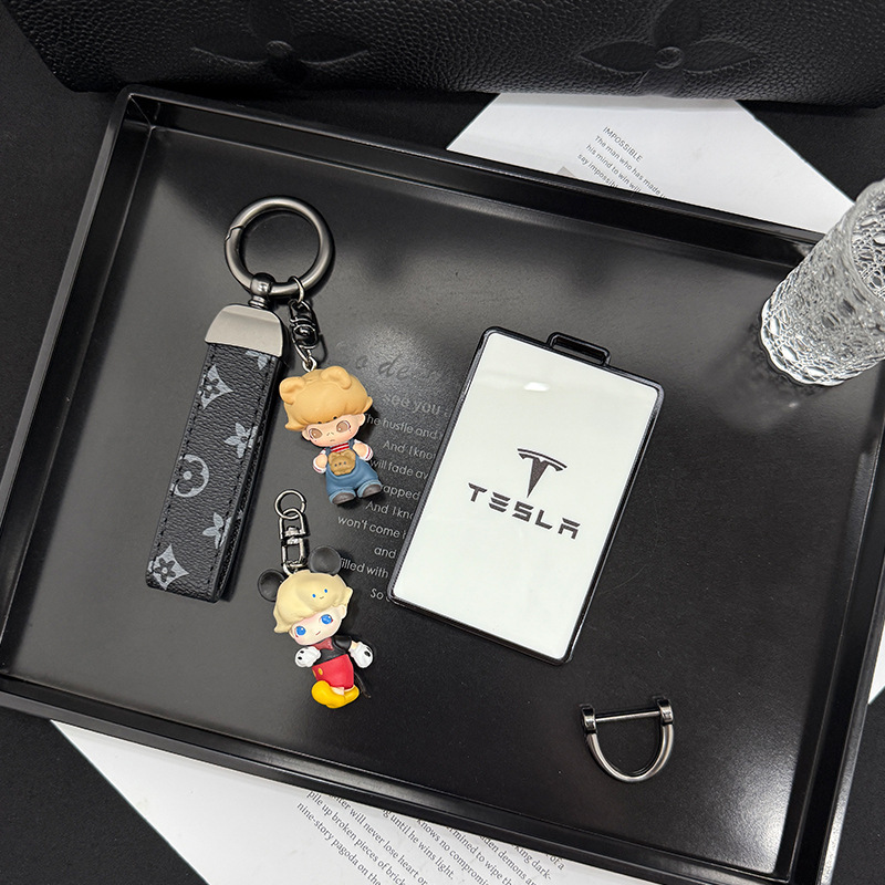 适用特斯拉钥匙卡套model3精美modely焕新y/3扣nfc/modelx壳