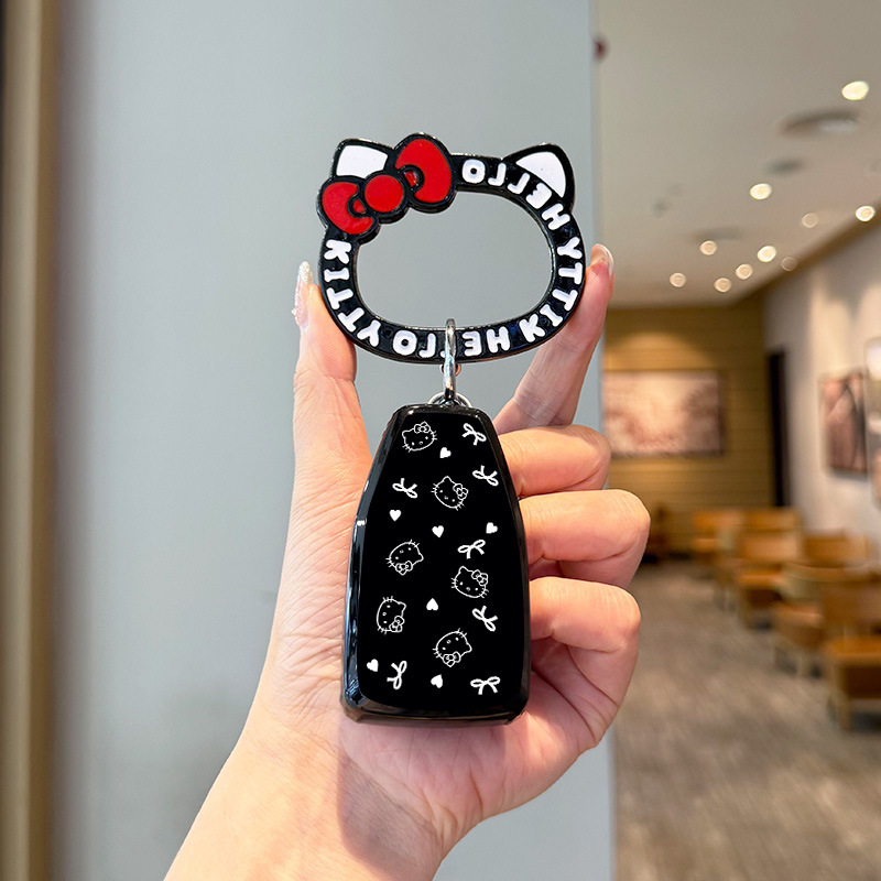 适用红旗h5钥匙套23款h9 hs7壳h7扣eqm5专用e-hs3高档hs5汽车女