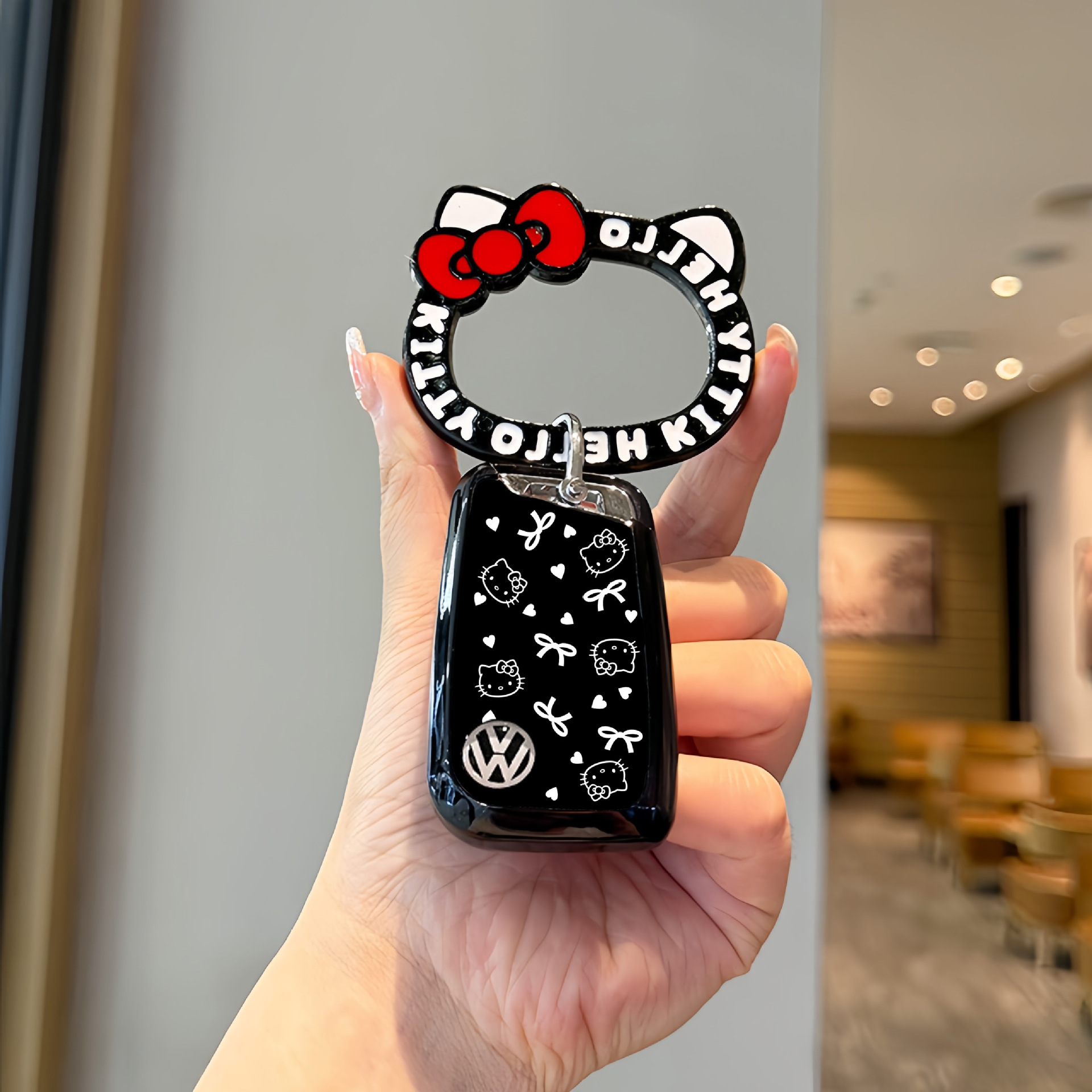 速腾钥匙套迈腾B8探岳帕萨特宝来POLO朗逸车途岳ID3高尔夫7壳