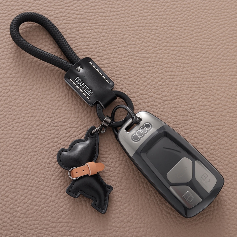 适用于奥迪A4L钥匙套Q5L汽车A5专用A6L A3 Q3 Q2L Q7女A8男A7L扣