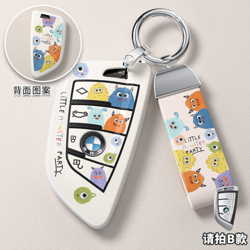 适用宝马x3钥匙包x1x5三系i3新五系325li刀锋530女扣x2包4系525套
