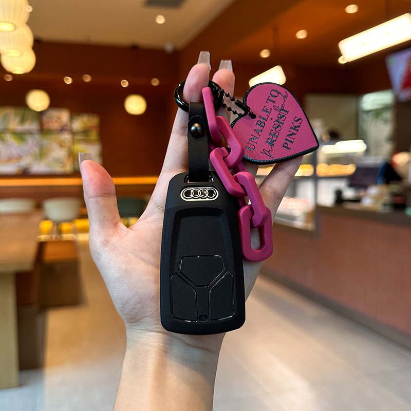 奥迪A4L钥匙套Q5L汽车A5专用A6L A3 Q3 Q2L Q7 A8 A7L男q4etron扣