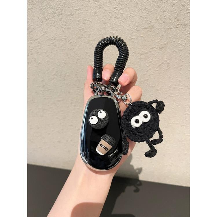 适用蔚来et5钥匙套es7专用et7汽车2022款es6/ec6/es8高档扣女卡通