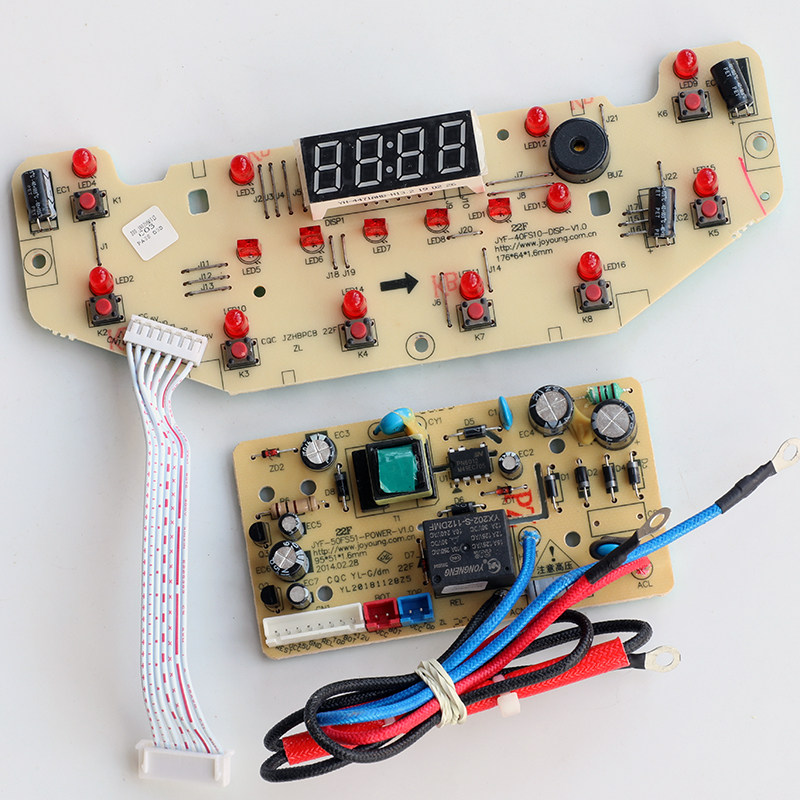九阳电饭煲JYF-40FS10/40FS18/50FS10/fs16显示板电源板按键控制