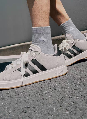 adidas Grand Court Base 00s 面包鞋 板鞋 防滑耐磨广东ky仓