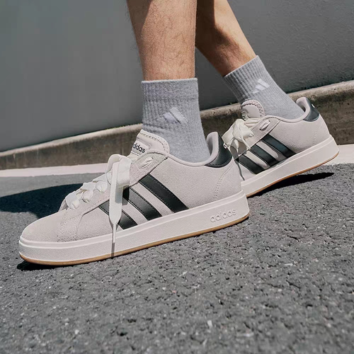 adidas Grand Court Base 00s 面包鞋 板鞋 防滑耐磨广东ky仓