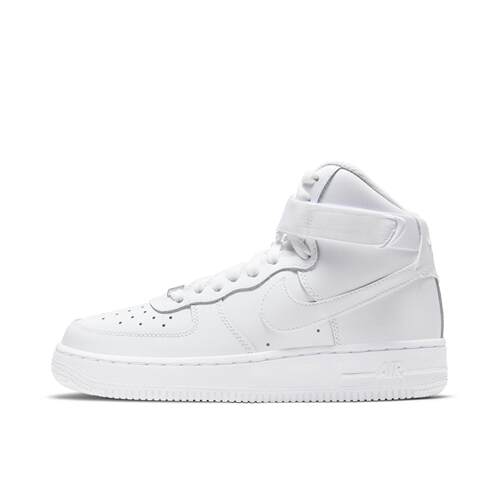 Nike Air Force 1 LE 休闲 透气 高帮 儿童板鞋 白色DH2943-111