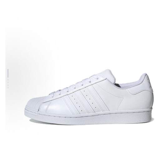 adidas originals SUPERSTAR  低帮 板鞋 男女同款 白色EG4960
