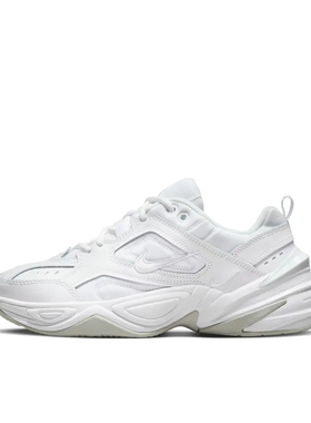 Nike M2K Tekno 老爹鞋 透气厚底 纯白AO3108-100山东mj