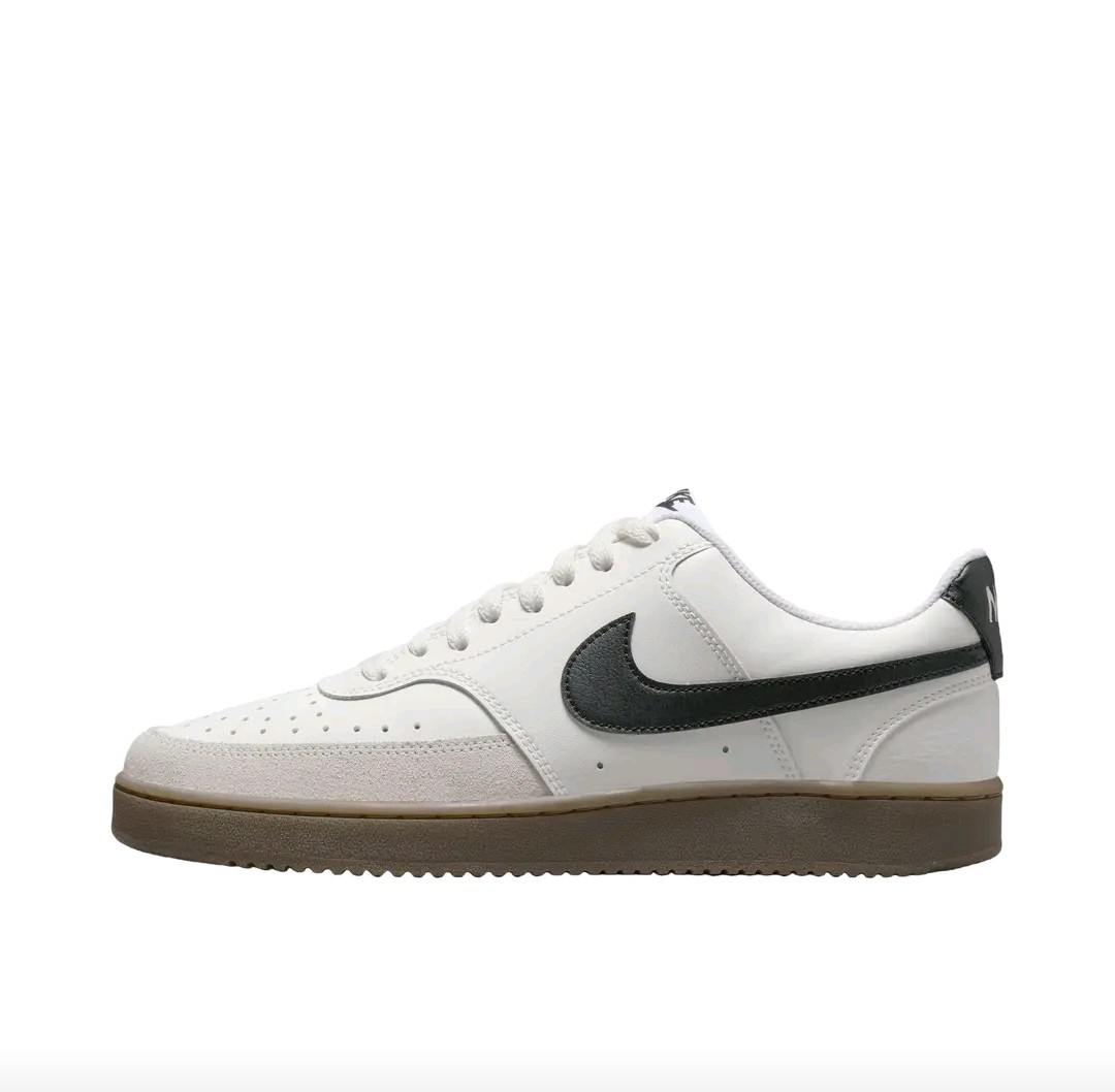 耐克Nike Court Vision 1 Low皮革板鞋男款白色江西JW仓