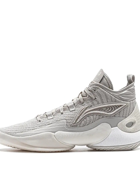 李宁驭帅18粉色耐磨中帮实战篮球鞋ABAU009-1宁波AA