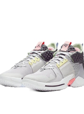 Jordan Why Not Zer0.2 威少2 篮球鞋 灰白粉AO6219-002济南ls