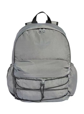 adidas三叶草 运动双肩包 亮金属/铁灰色 2025Q3-TU800/山东bb仓