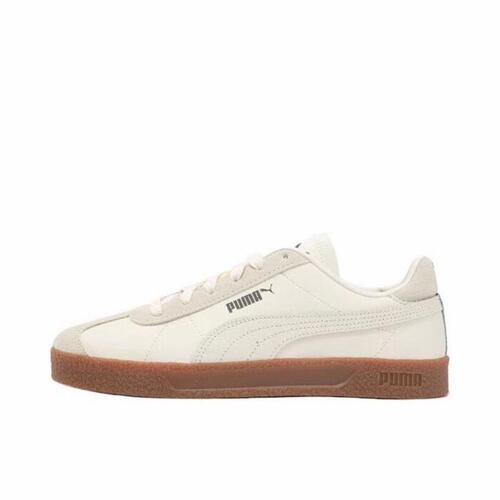 PUMA彪马 Club 牛剖层革 舒适轻盈 耐磨 低帮 德训鞋401515-02