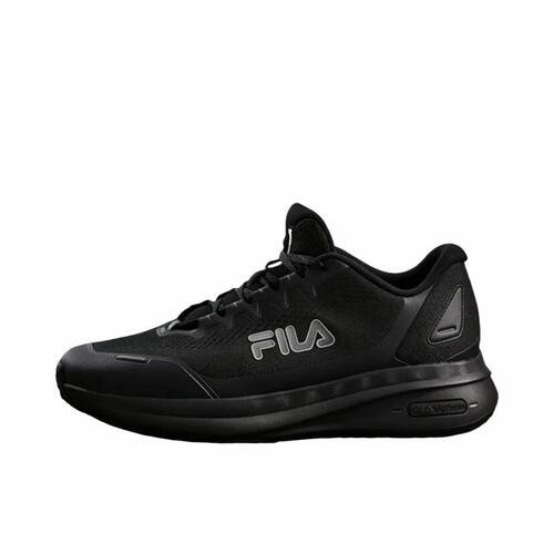 FILA斐乐 柔云 4 百搭 轻便 低帮 跑步鞋 男款 黑A12M621103FBA