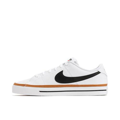 Nike Court Legacy 舒适透气 板鞋 白色/棕色/黑色CU4150-102