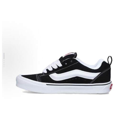 Vans Knu Skool 织物  耐磨 低帮男女同款VN0009QC6BT1(白色内里)