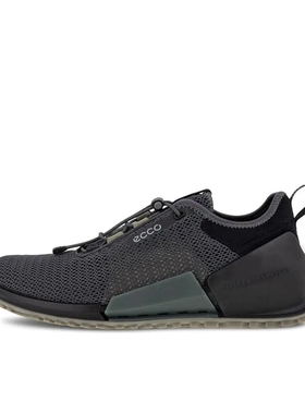 ECCO/爱步 Biom 2.0 牛皮运动休闲鞋 黑色/深蓝80067460281济南ls
