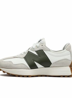 New Balance NB  复古舒适百搭  男女同款 灰白绿MS327ASN
