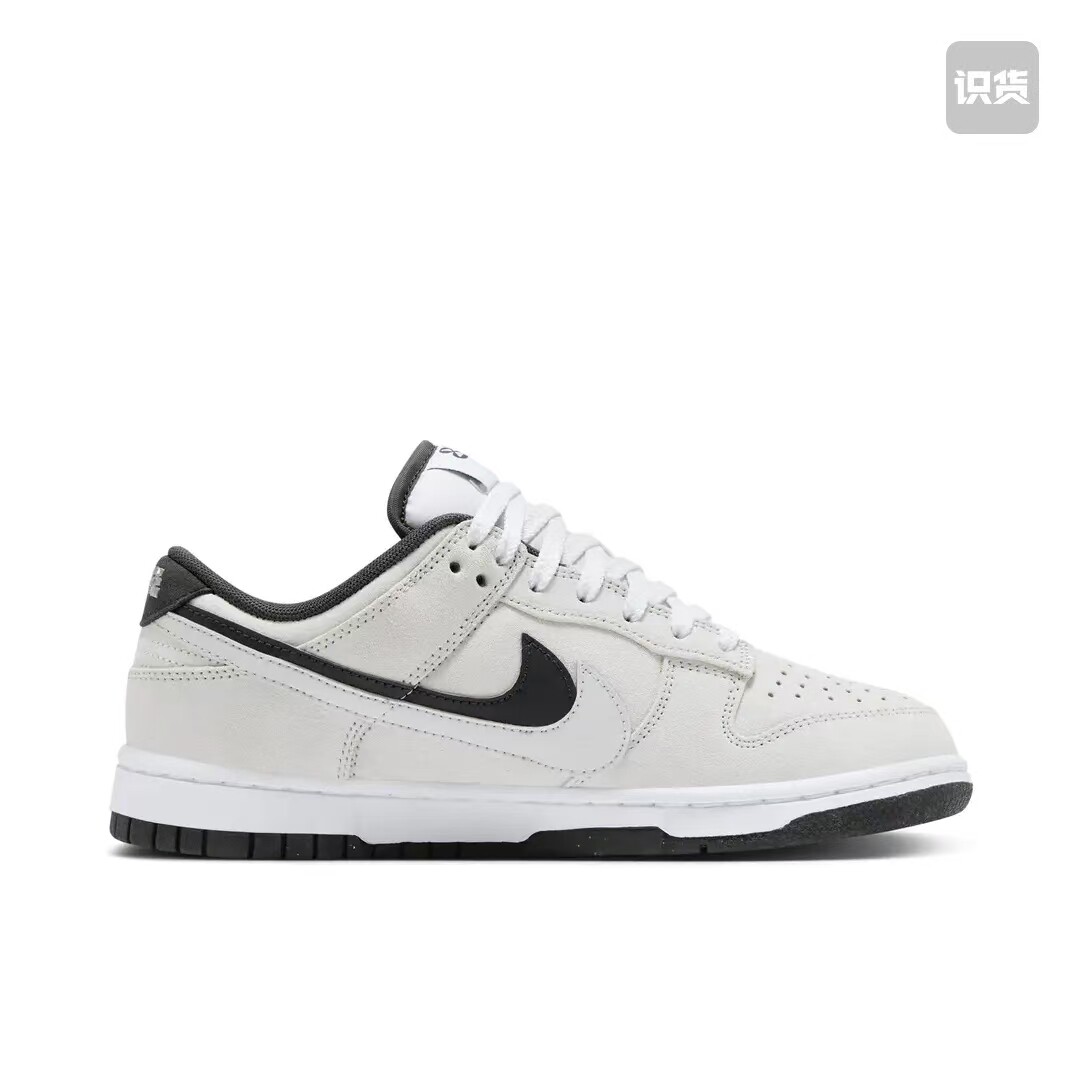 Nike Dunk 板鞋 经典复古百搭 女款/白色/尘光子色/金属银温州qz