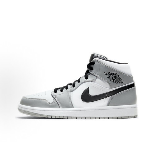 Jordan Air Jordan 1 Mid AJ1烟灰中帮篮球鞋554724-092
