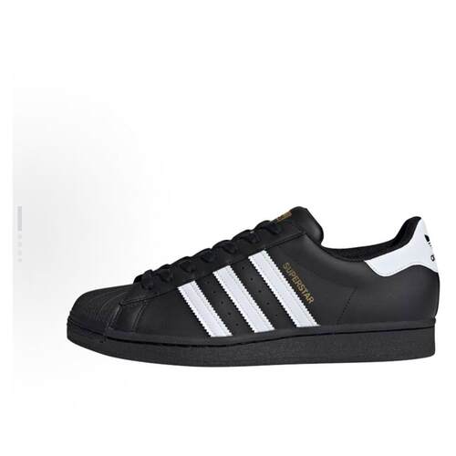 adidas originals SUPERSTAR 贝壳头 板鞋 男女同款 黑白 EG4959