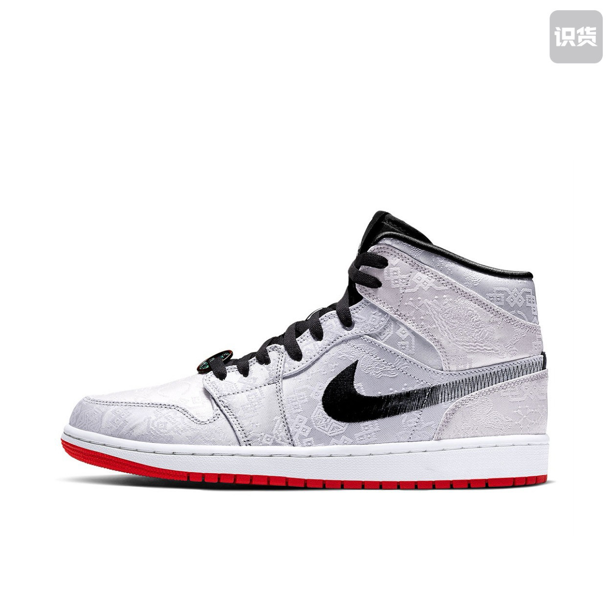Air Jordan 1 AJ1白丝绸CLOT联名中帮篮球鞋CU2804-100哈尔滨ZL