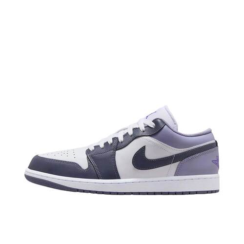 Jordan Air Jordan 1 Low 复古篮球鞋 男款 紫白色 553558-145