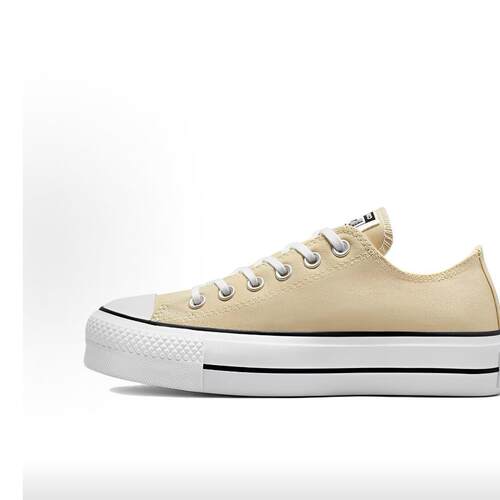 Converse Chuck日常舒适 耐磨 低帮 帆布鞋 女款 黄白A03542C