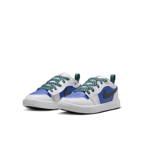 Air Jordan 1 Low AJ1白蓝低帮儿童板鞋FQ8708-100