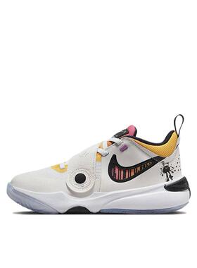 Nike Team Hustle D 11 PS 舒适室外 防滑 儿童篮球鞋FJ7689-101