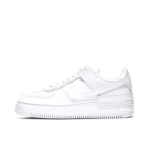 Nike Air Force1 shadow low 舒适 防滑 低帮 板鞋女款CI0919-100