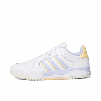 adidas neo Entrap 板鞋 防滑耐磨舒适白色/浅紫GX3814 江西YY仓