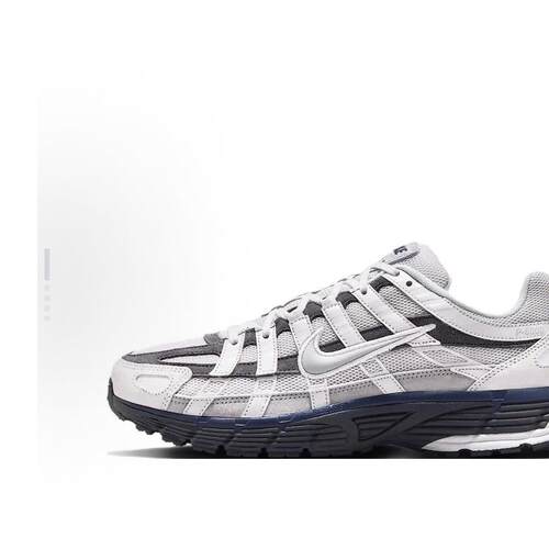 Nike P-6000网布减震透气支撑 低帮 跑步鞋 男款 白色IB3081-001