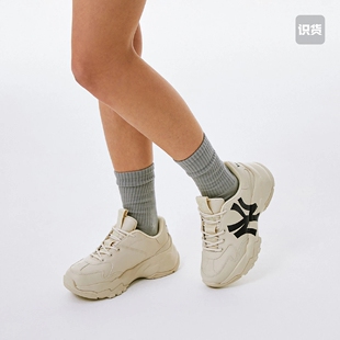 3ASHC104N 50BGS山东mj仓 复古厚底增高老爹鞋 MLB男女同款