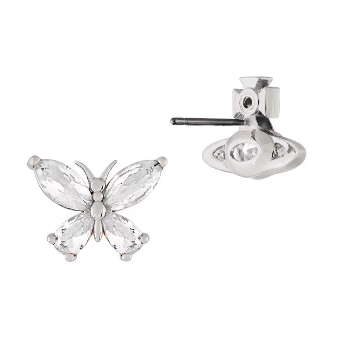 Подлинные сережки с бабочками Queen Mother West AB от Vivienne Westwood Elianne