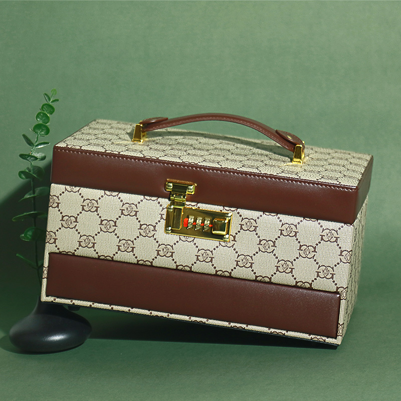 首饰盒带锁公主欧式化妆盒大女